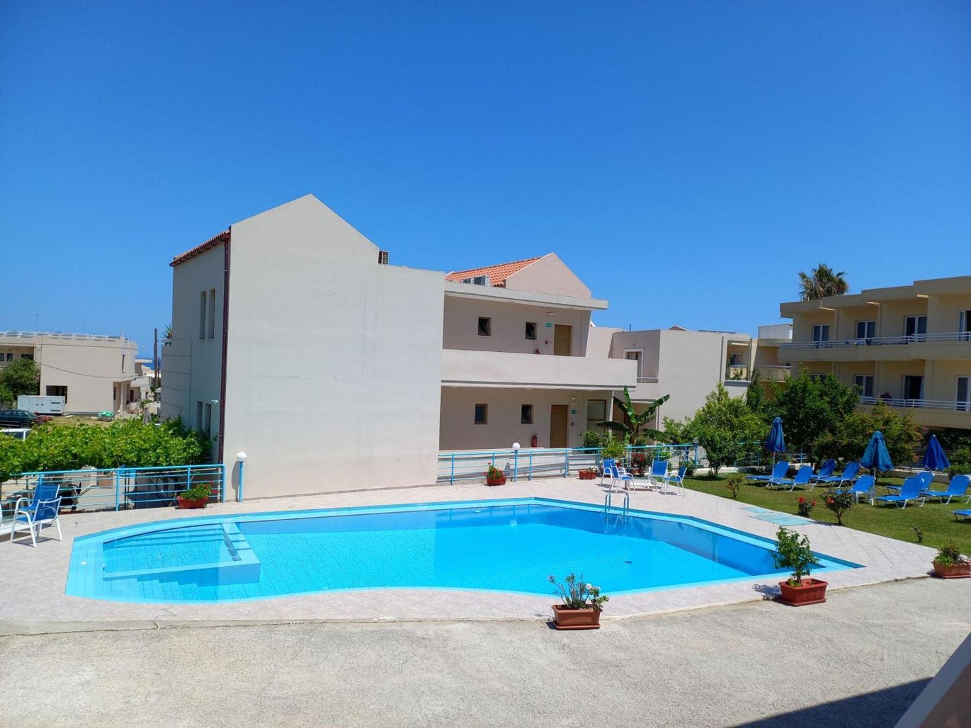Litinas Apartments With Pool Agia Marina Buitenkant foto
